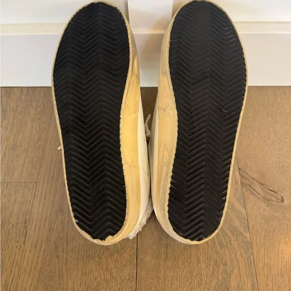 Golden Goose Super-Star Sabot White Leather Star Shearling lining Sneaker - Picture 5 of 7